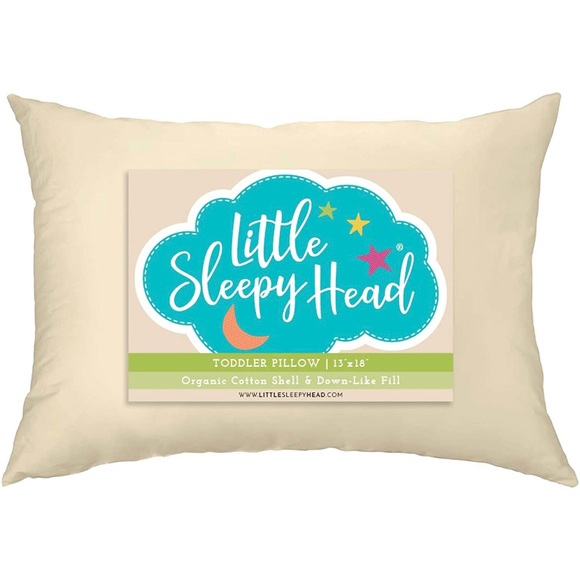 Little Sleepy Head Toddler Pillow and Pillow Protector Set - Picture 1 of 8
